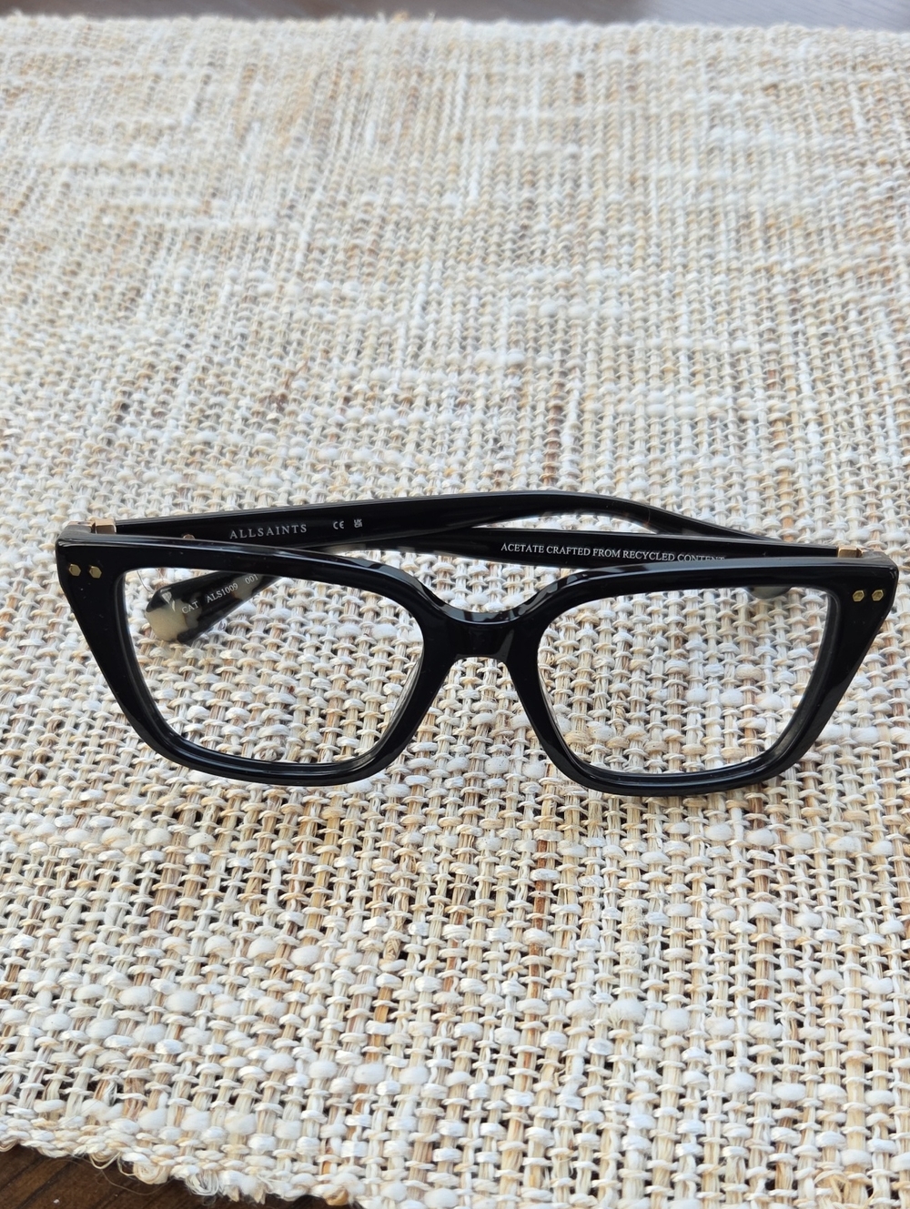 AllSaints Eyewear Black Black Frame